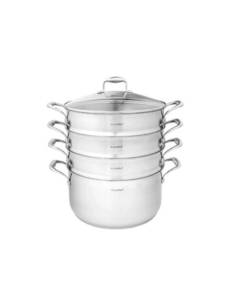 Пароварка трехъярусная Granhel Stainless steel 18/10 YC01-32