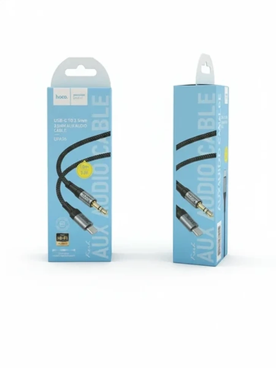 Аудио кабель переходник Hoco UPA26 USB-C на 3.5mm Jack AUX