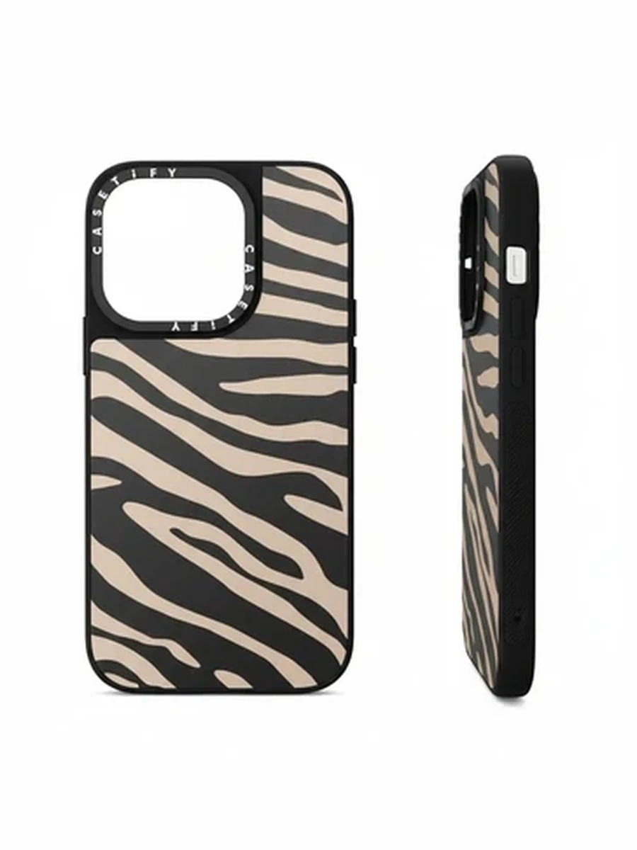Защитный чехол-накладка Casetify для смартфона с принтом зебра