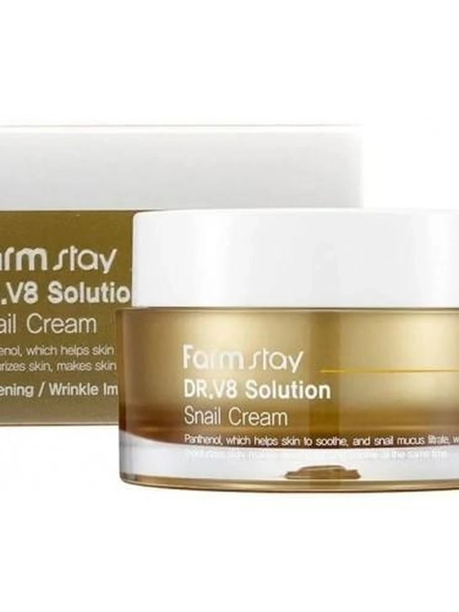 Dr.V8 Solution Snail Cream 50 мл Восстанавливающий крем с муцином улитки