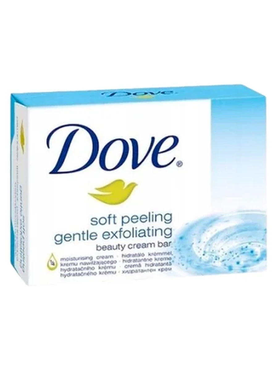 МЫЛО ТУАЛЕТНОЕ DOVE SOFT PEELING ОТШЕЛУШИВАТЕЛЬ 90ГР