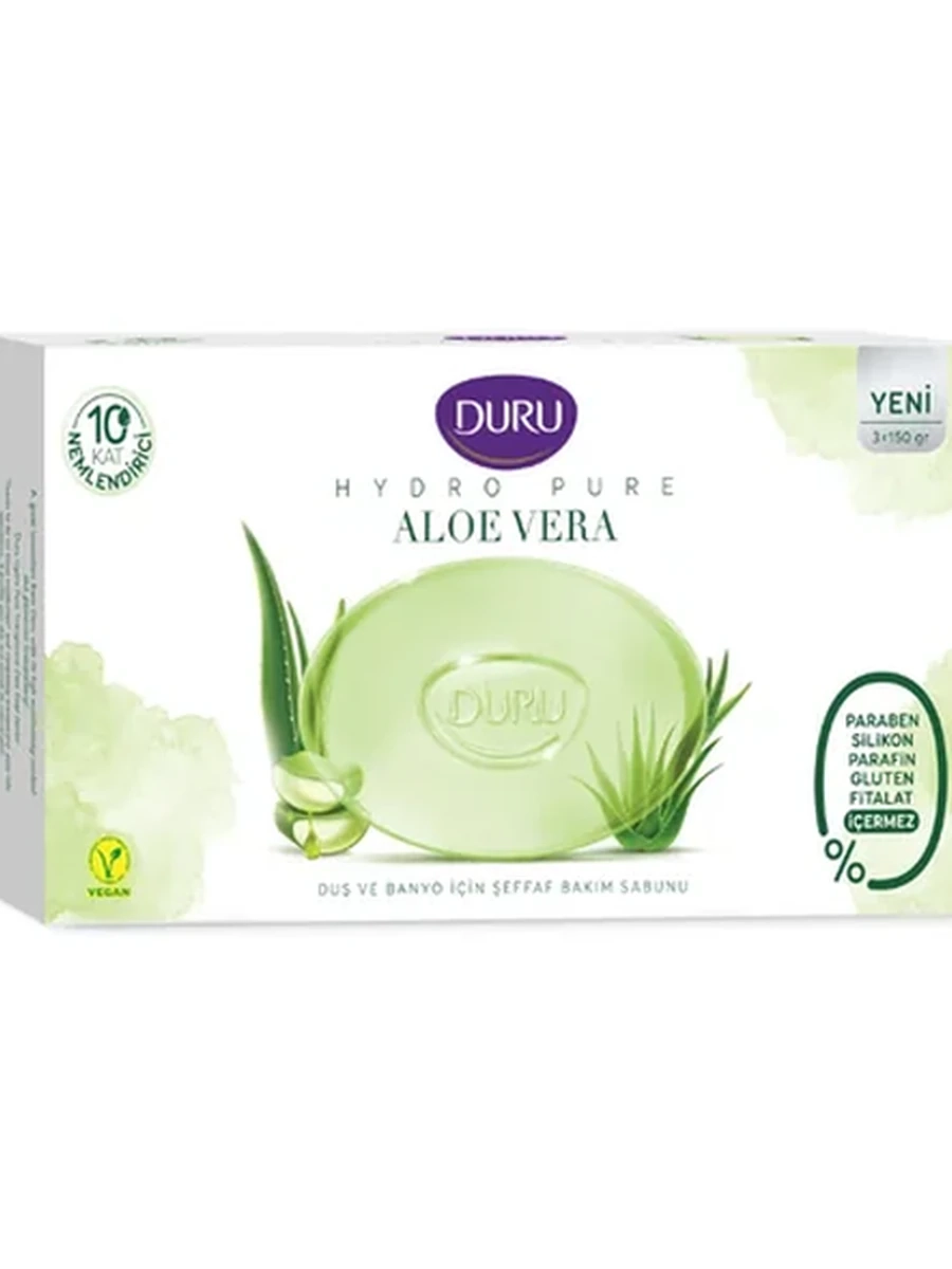 МЫЛО ТУАЛЕТНОЕ DURU HYDRO PURE С АЛОЭ ВЕРА 106ГР