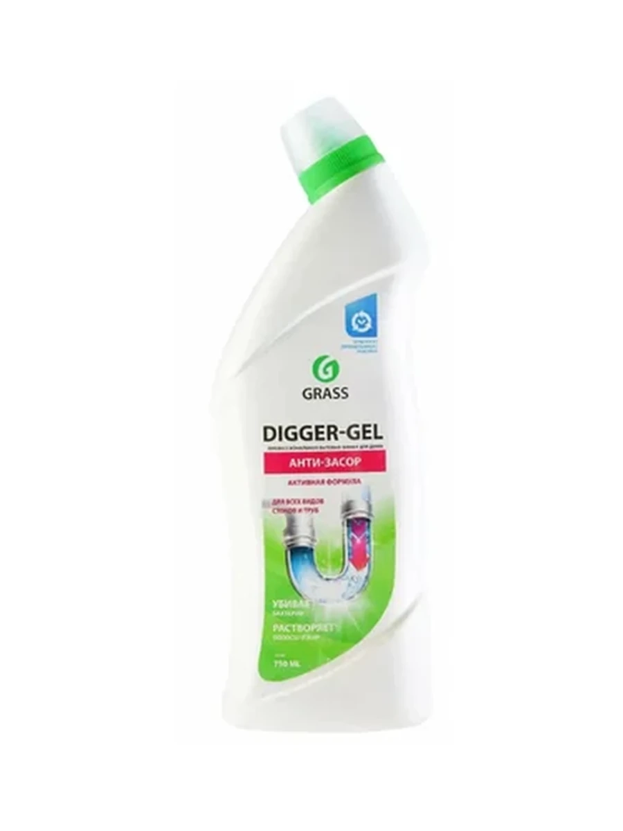 СРЕДСТВО Д/ЧИСТКИ ТРУБ GRASS DIGGER-GEL 750МЛ