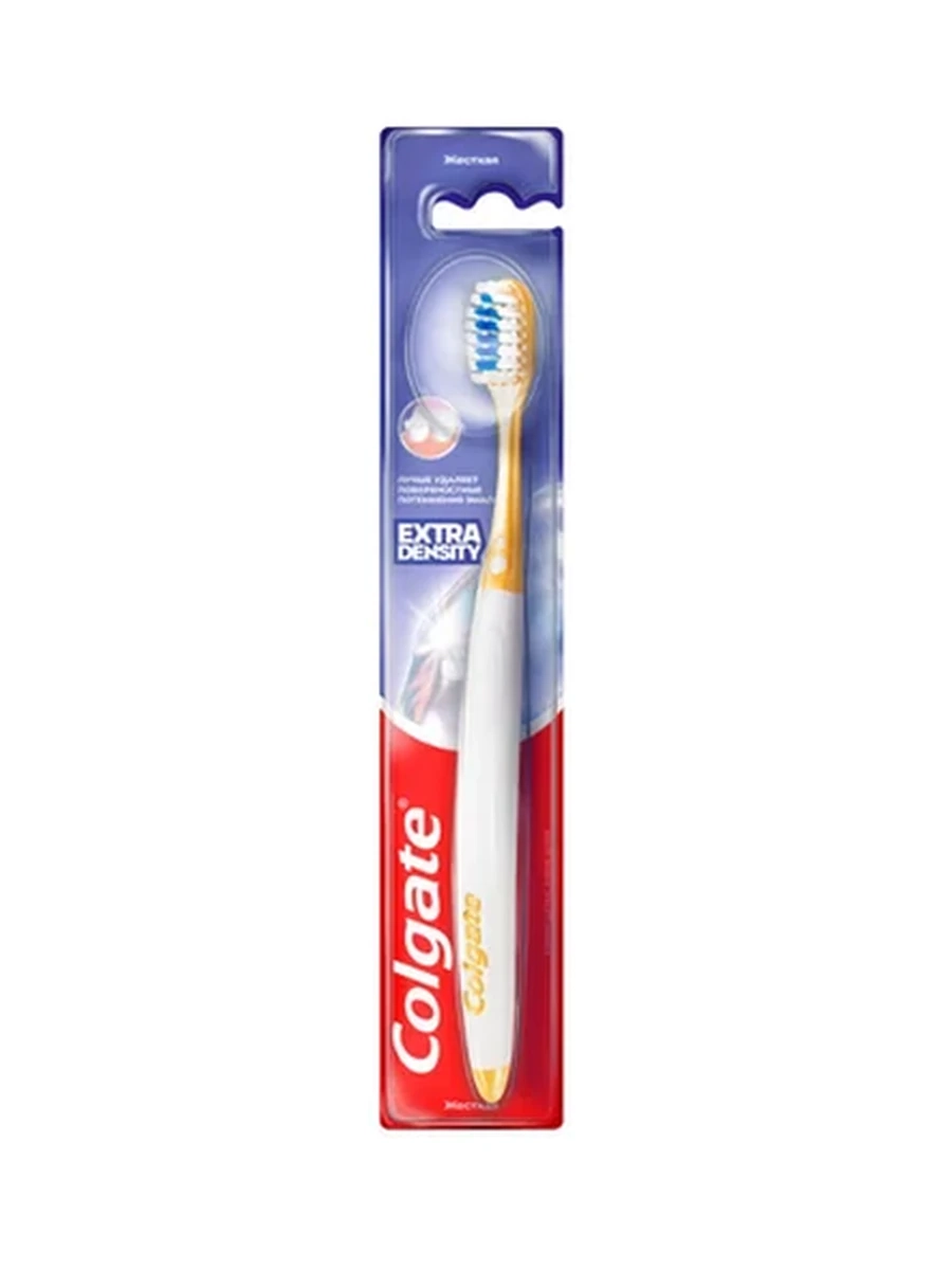 Зубная щетка Colgate extra density жесткая 1шт