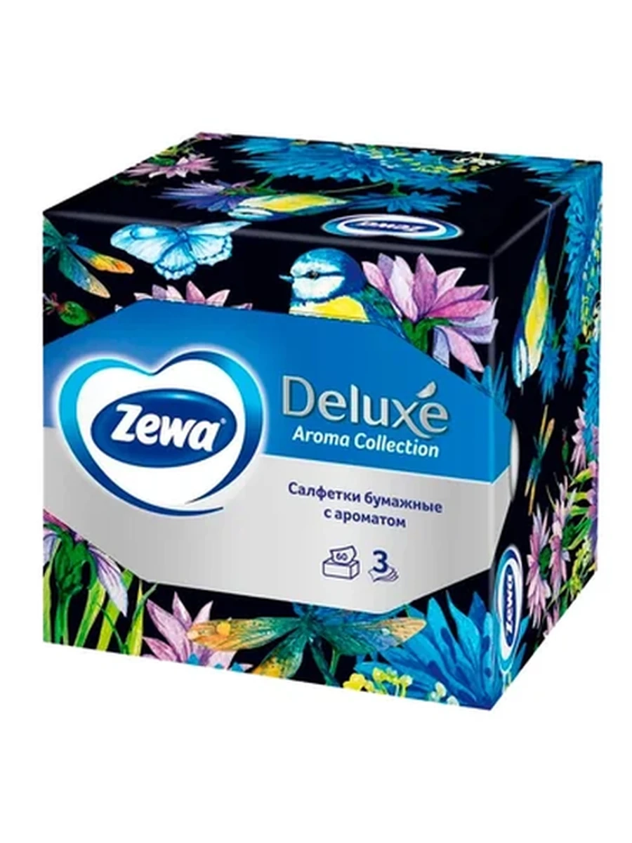 Салфетки ZEWA DELUXE арома 60шт