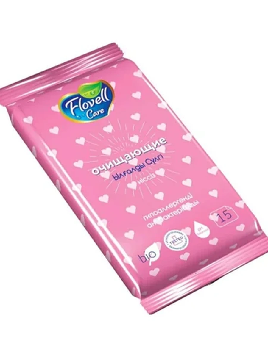 Салфетки Flovell био 15шт