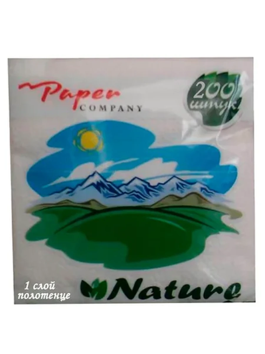 ПОЛОТЕНЦЕ БУМАЖНОЕ PAPER COMPANY 1СЛ 200ШТ