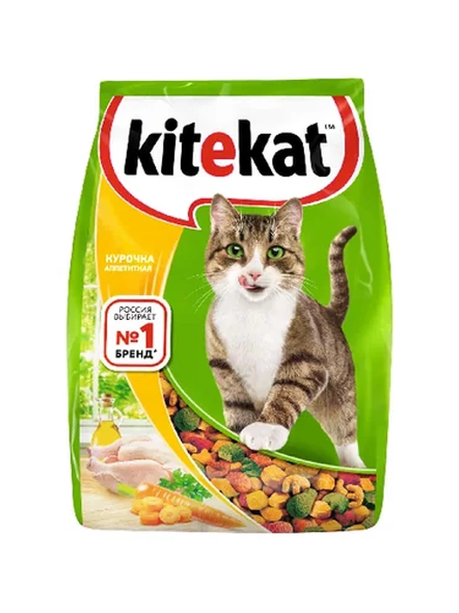 КОРМ Д/КОШЕК KITEKAT АППЕТИТНАЯ КУРОЧКА 350ГР