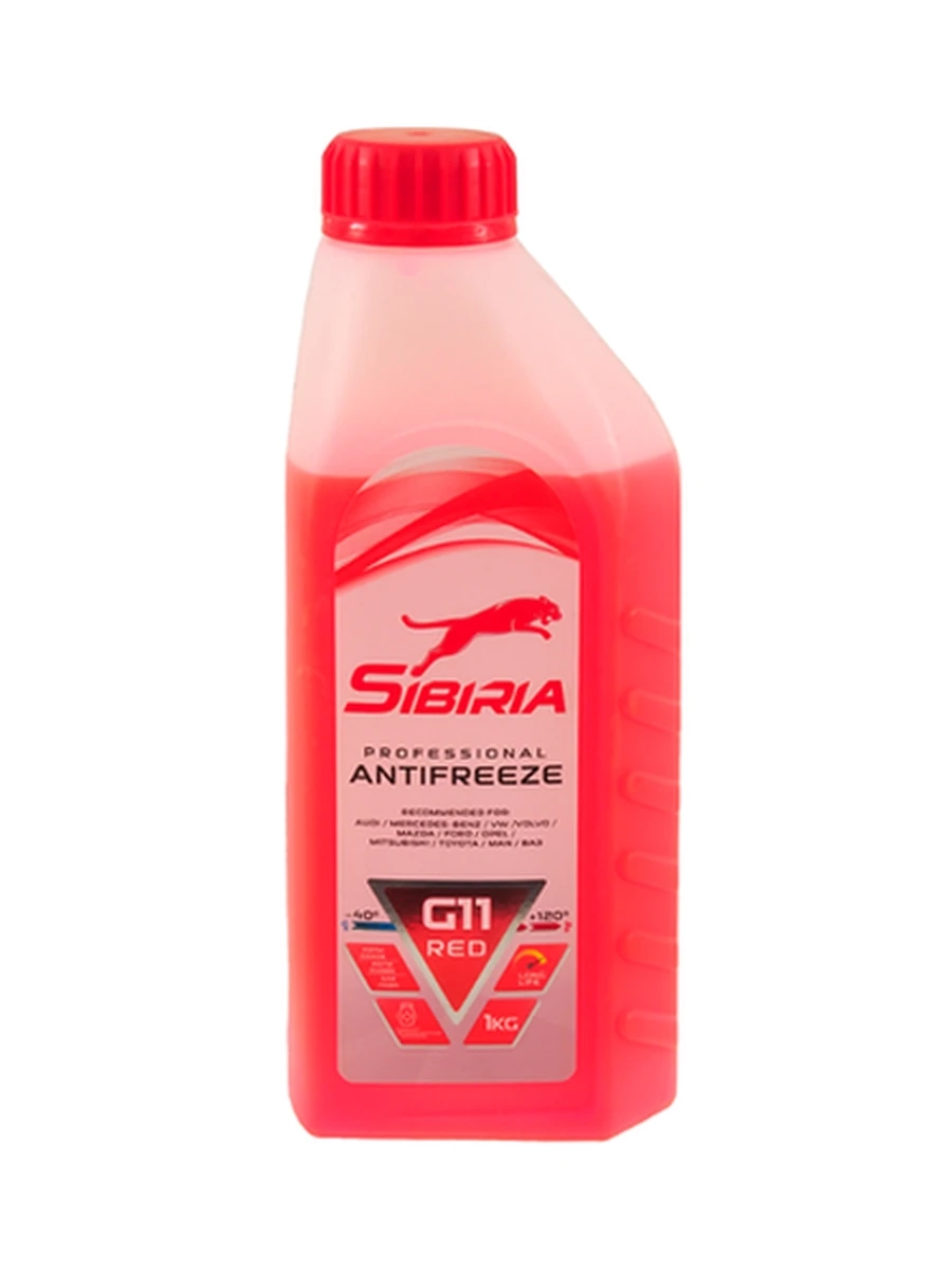 АНТИФРИЗ MANNOL SIBIRIA G-11/STAREX КРАСНЫЙ -40*C 1Л
