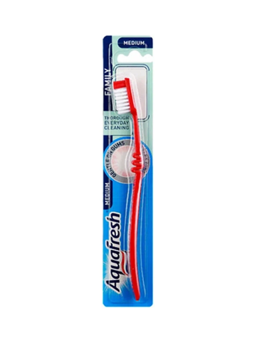 ЩЕТКА ЗУБНАЯ AQUAFRESH FAMILY СРЕДН ЖЕСТКОСТИ 1ШТ