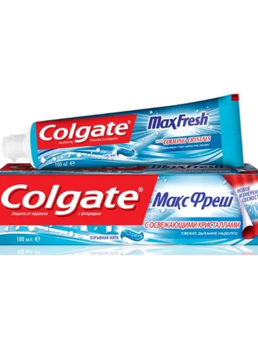 ПАСТА-ГЕЛЬ ЗУБНАЯ COLGATE ВЗРЫВНАЯ МЯТА МАКС ФРЕШ 100МЛ
