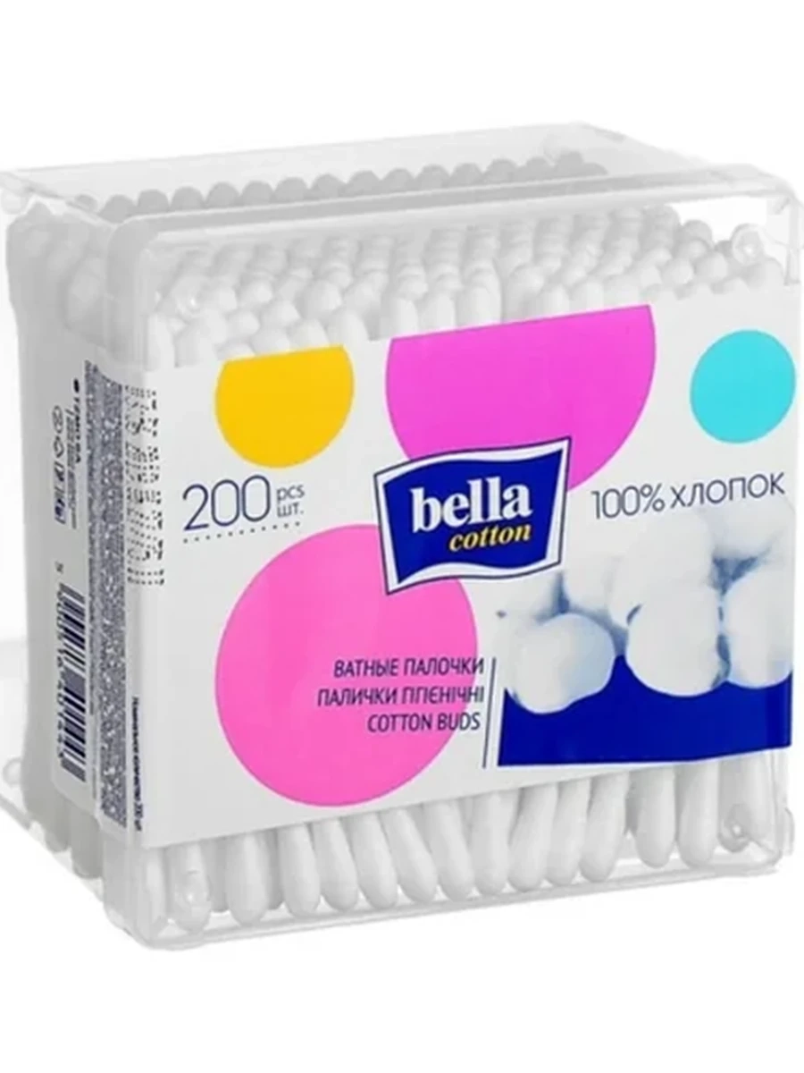 Палочки Aquella ватные 200шт