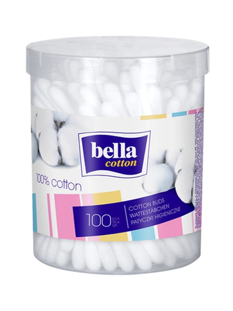 Палочки Bella ватные 100шт