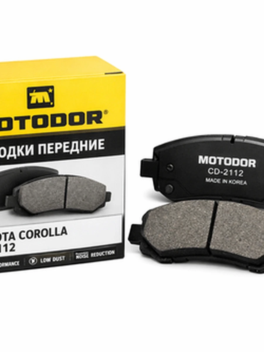 Передние тормозные колодки MOTODOR CD-2112 для Toyota Corolla
