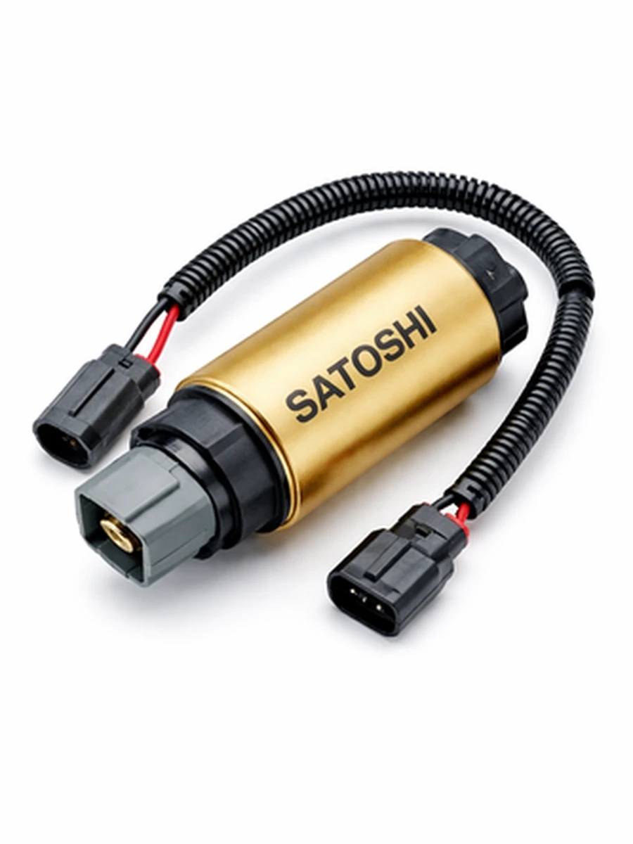 Бензонасос электрический SATOSHI, с толстой клеммой