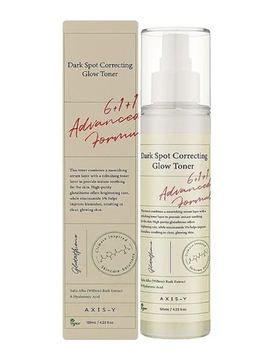ТОНЕР-МИСТ ДЛЯ ЛИЦА DARK SPOT CORRECTING GLOW TONER 125ML (AXIS-Y)
