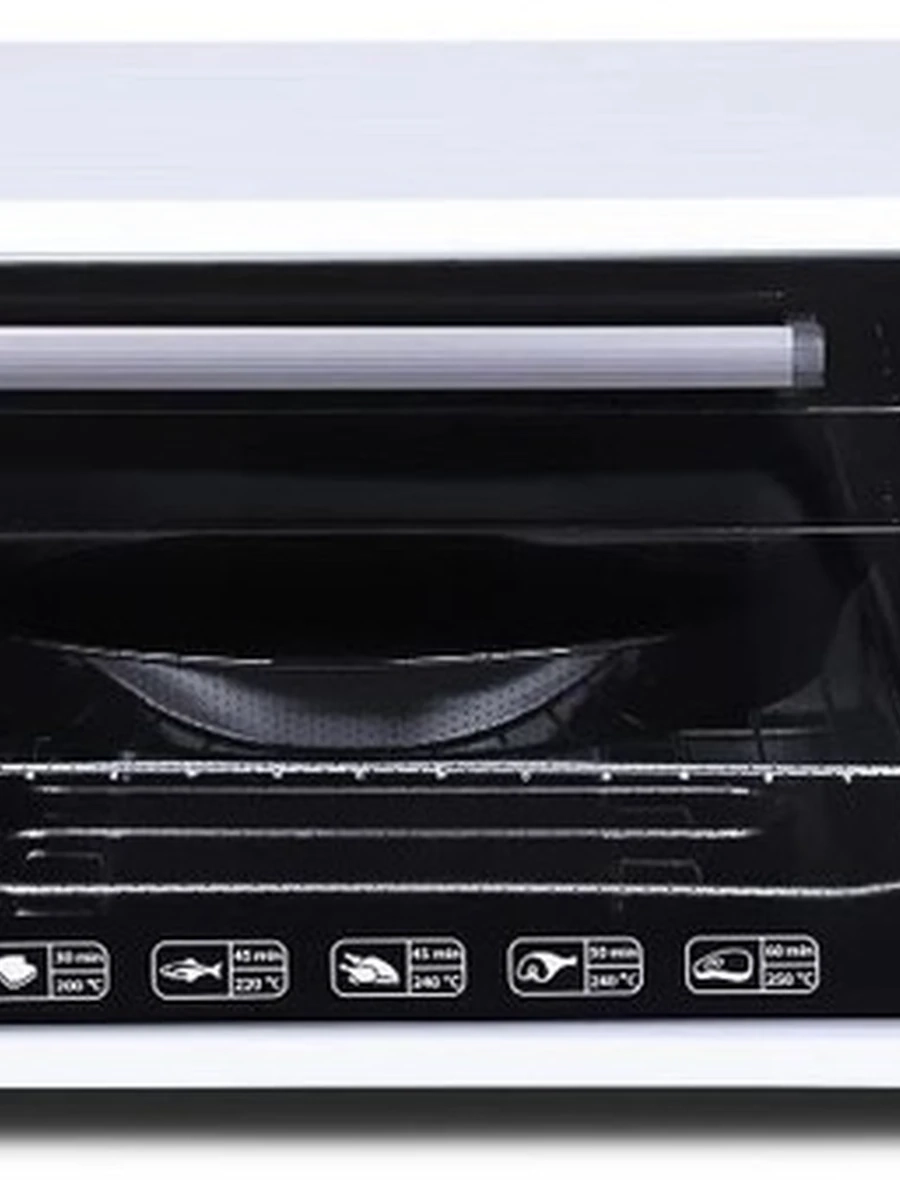 Духовка Artel 36 л MD-3618 Lux - Конвекция-
Pешетка направляющие духовки белый