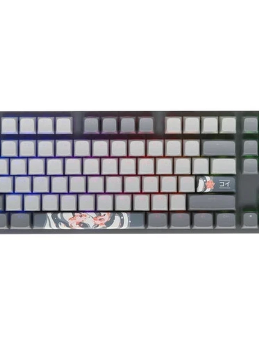 Клавиатура проводная Red Square TKL Koi (RSQ-20045) [механическая, 87, CSA, g3ms Sapphire] Серая