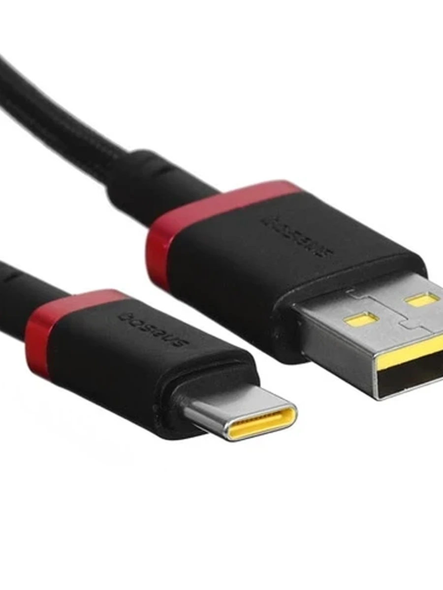 Кабель Baseus Dura Series Fast Charging Cable USB to Type-C 60W 1m Red+Black