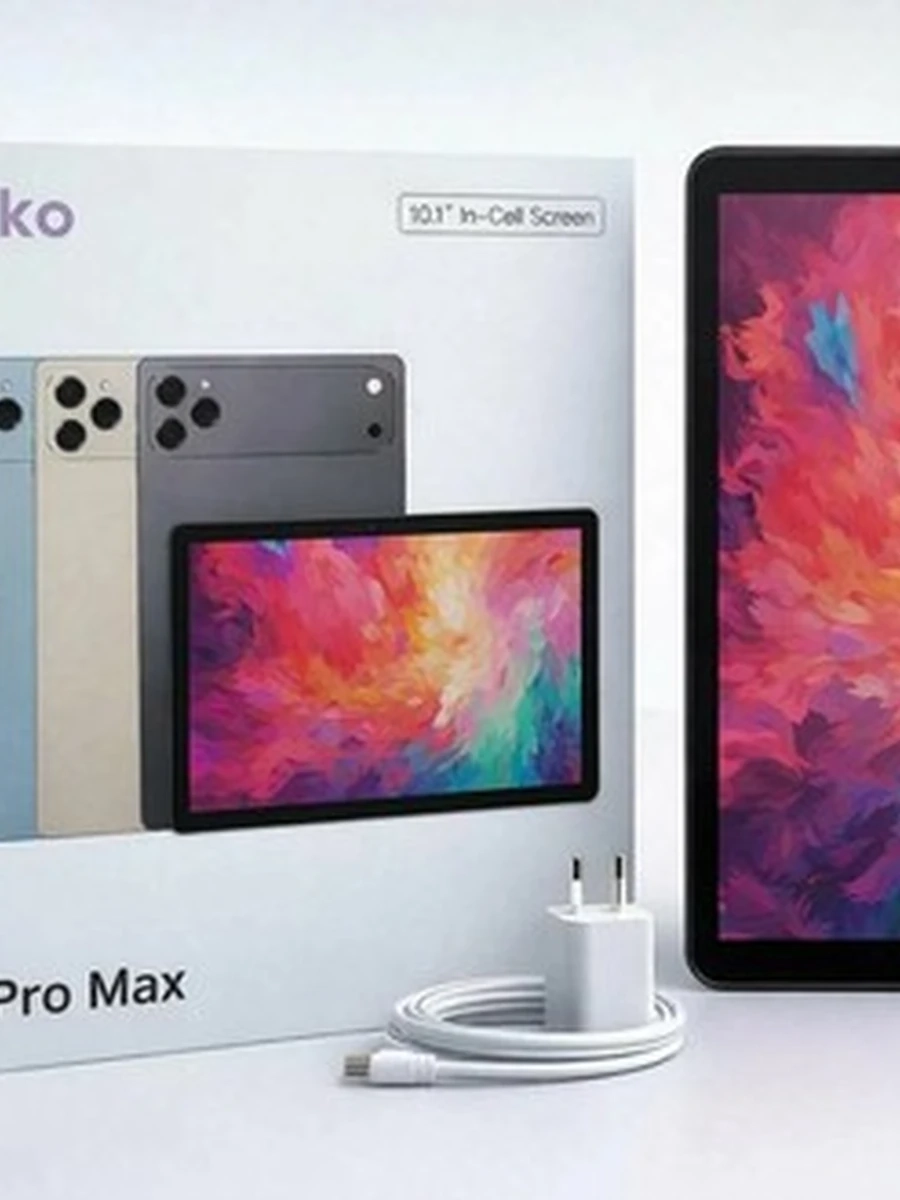 Планшет Haidiko HK17 Pro Max, 10.1", Android, SIM, 16GB RAM/1TB ROM Blue