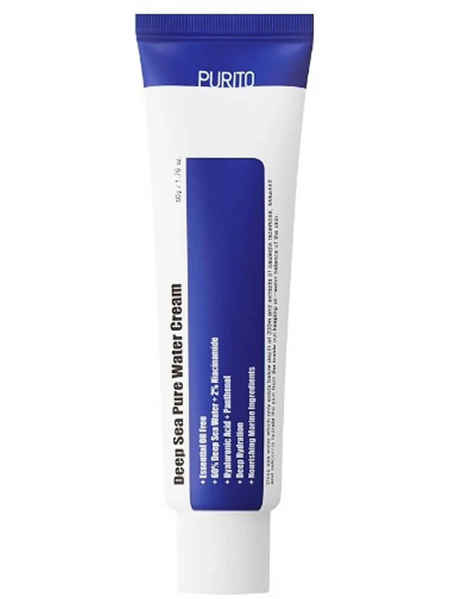 Крем с морской водой для глубокого увлажнения кожи Purito Deep Sea Pure Water Cream