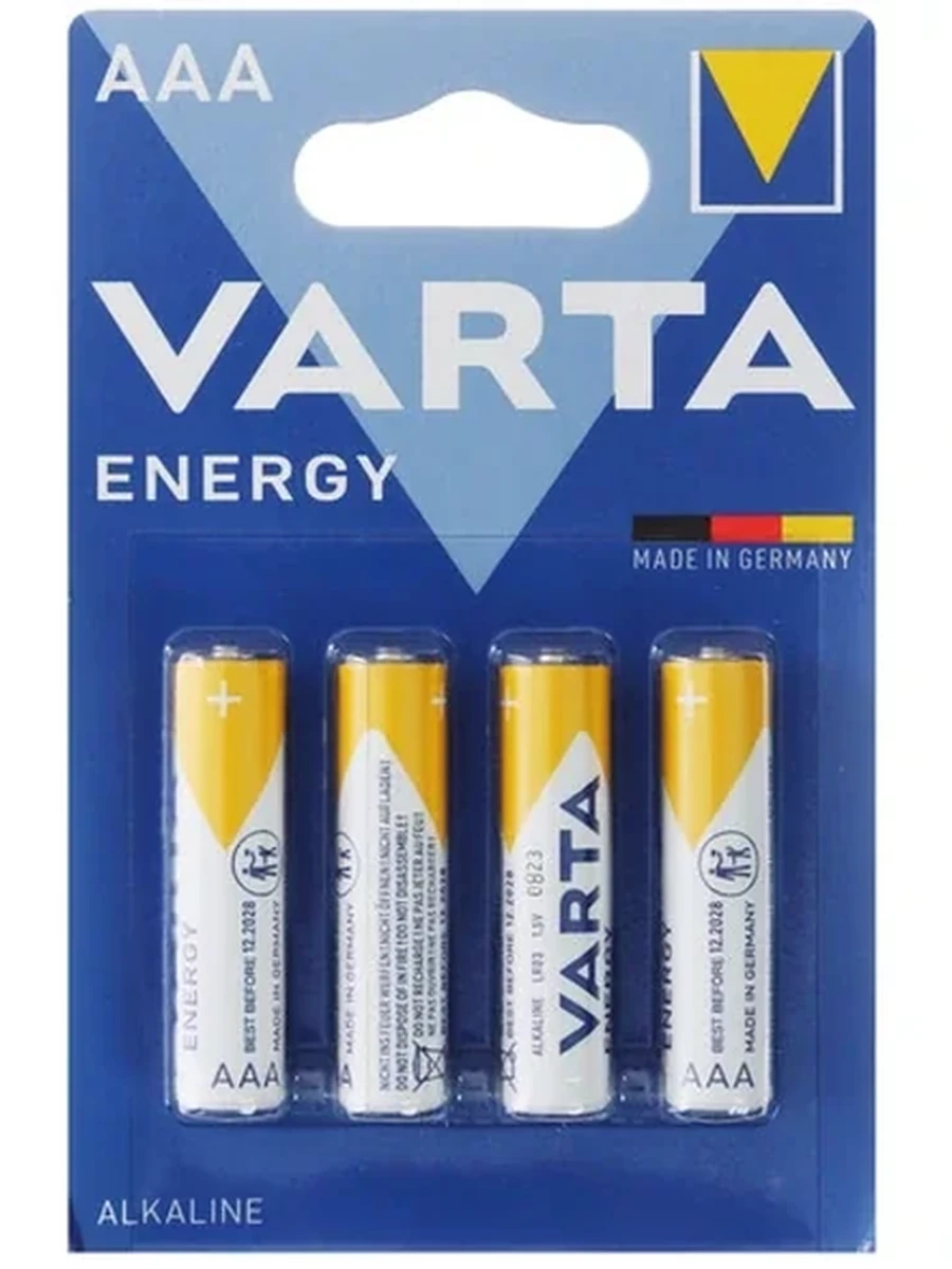 Батарейка Varta Energy [AAA, Щелочная, 4 шт.]
