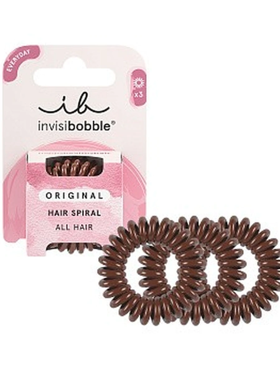 Invisibobble 3041 Резинка-браслет для волос ORIGINAL Pretzel Brown