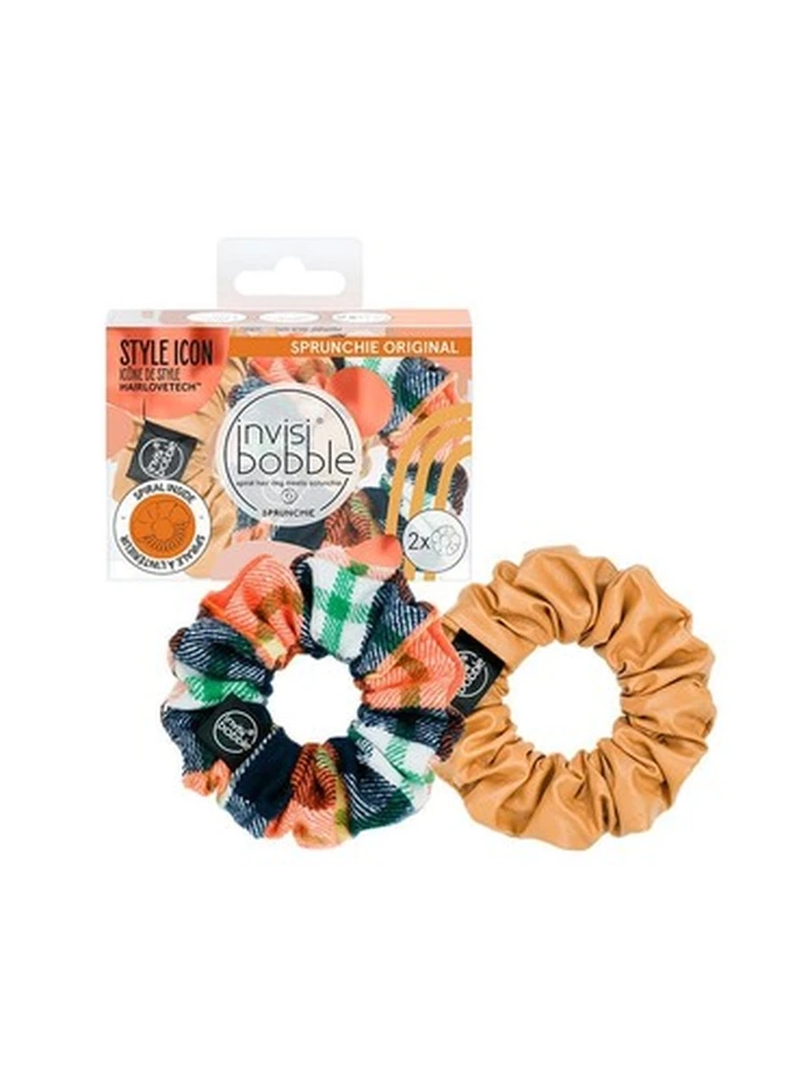 Invisibobble 3329 Набор резинок-браслетов для волос SPRUNCHIE DUO Its Sweater Time
