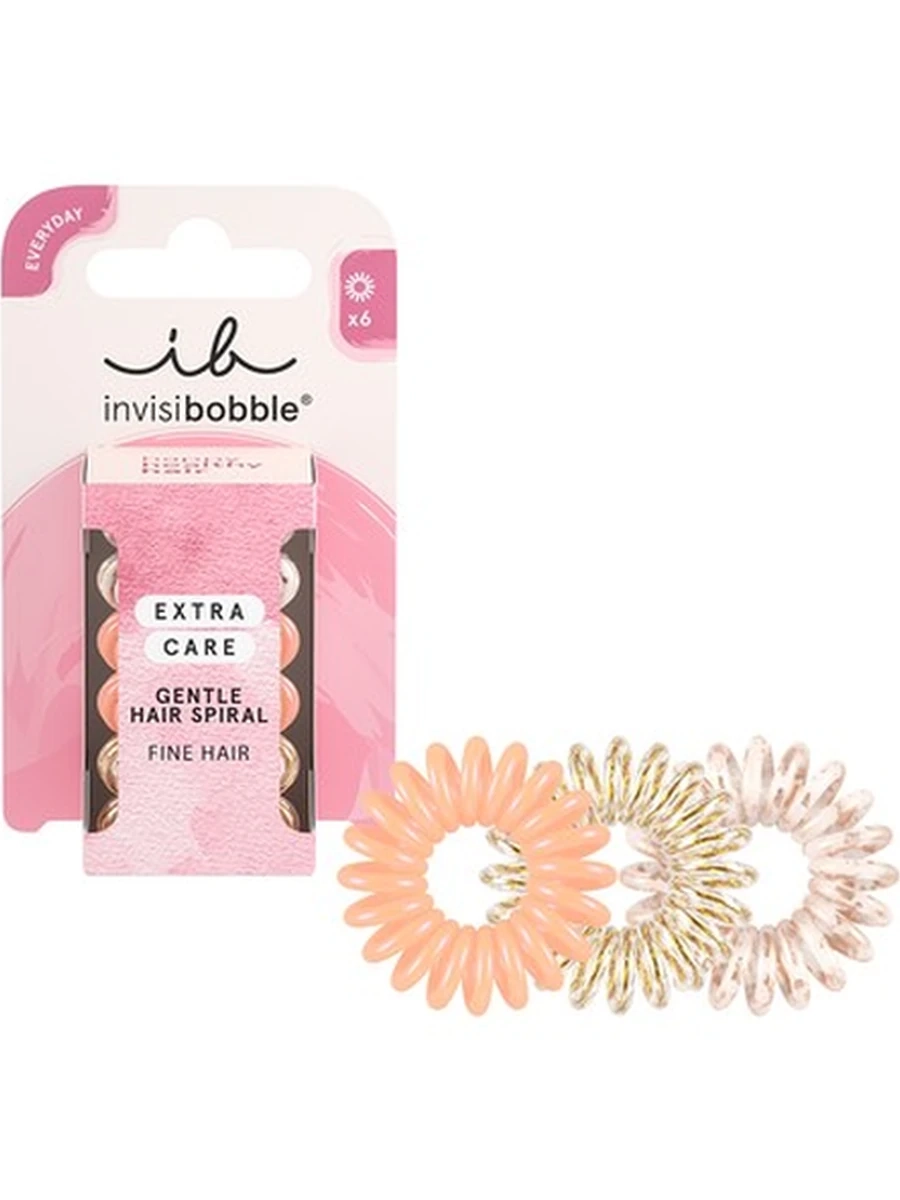 Invisibobble 3364 Набор резинок-браслетов для волос  EXTRA CARE Delicate Duties  6 шт