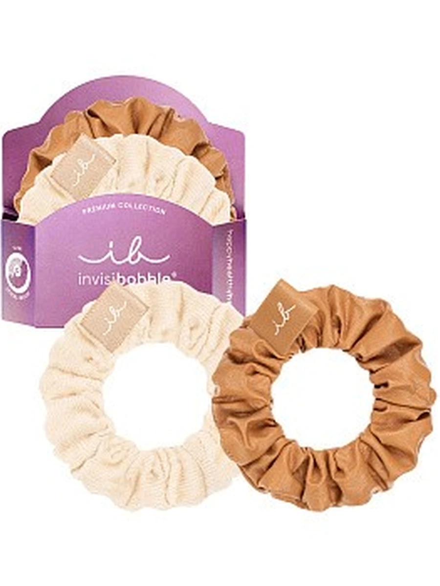 Invisibobble 3400 Резинка-браслет для волос  SPRUNCHIE SLIM PREMIUM Creme de Caramel