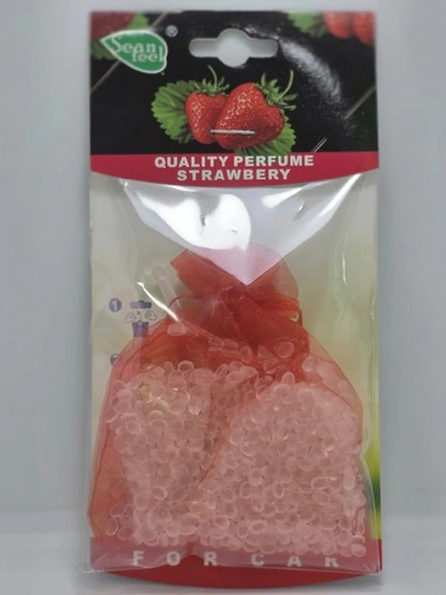 Ароматизатор воздуха для салона подвесной мешочек с запахом клубники Sean feel STRAWBERRY
