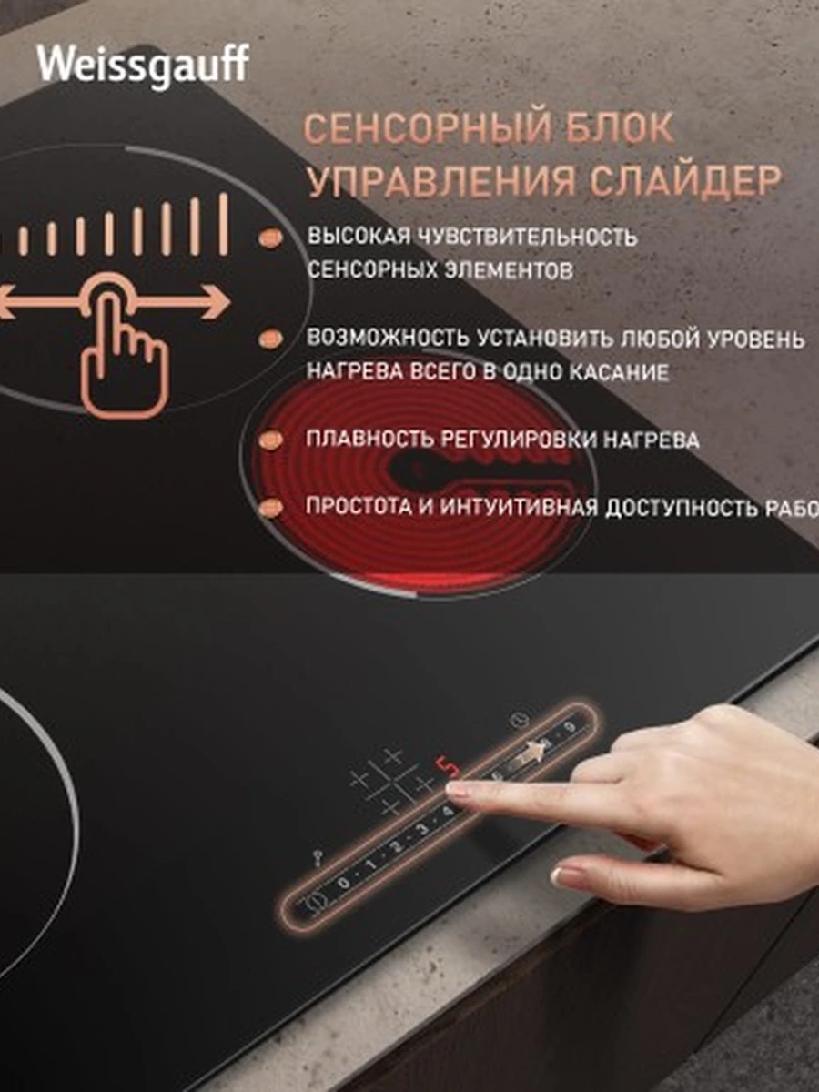 Стеклокерамическая панель Weissgauff