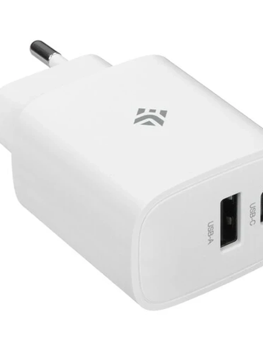 СЗУ GaN DEXP CW33AC-1 [33W,USB-A+USB-C, QC 2.0, 3.0, 4.0, PD 3.0, FCP, белый]