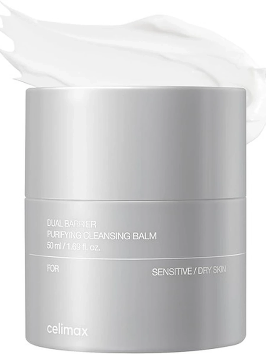 Celimax Нежный гидрофильный бальзам-щербет с комплексом церамидов Dual Barrier Purifying Cleansing Balm 50ml