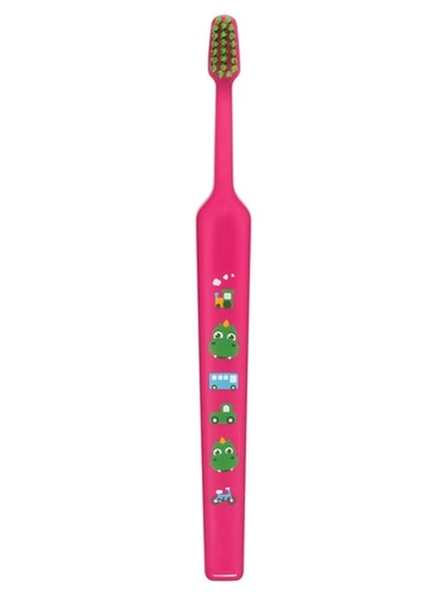 Зубная щетка для детей  TePe Mini™ Bolibompa X-soft, от 0 до 3 лет, цвет фуксия