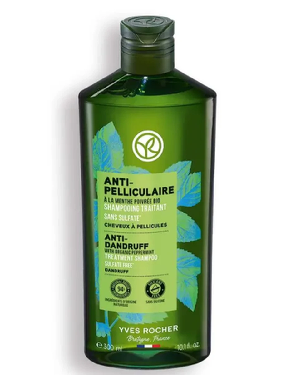 Yves Rocher Шампунь от перхоти с экстрактом мяты