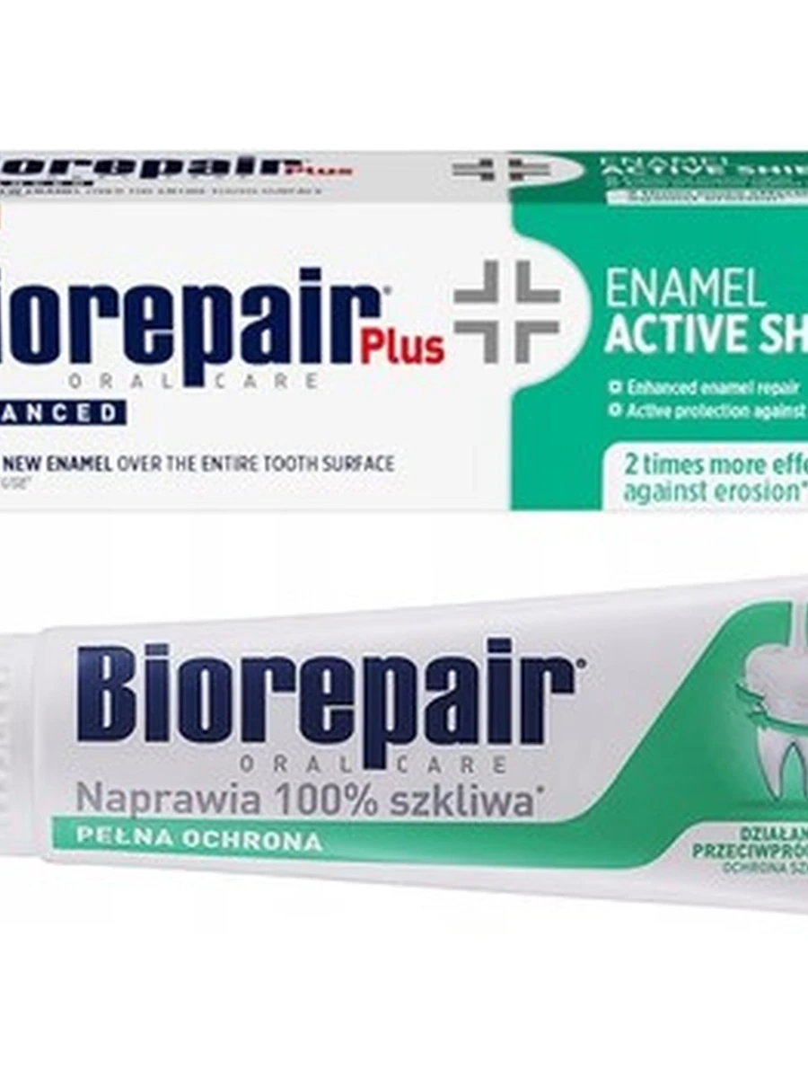 Зубная паста, улучшенная защита и восстановление эмали Biorepair Plus Advanced Active Shield