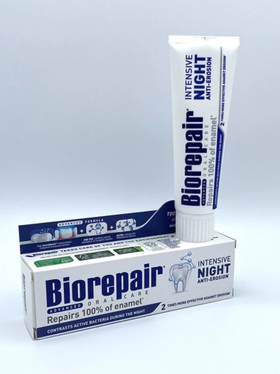 Зубная паста для интенсивного ночного восстановления Biorepair Advanced Intensive Night