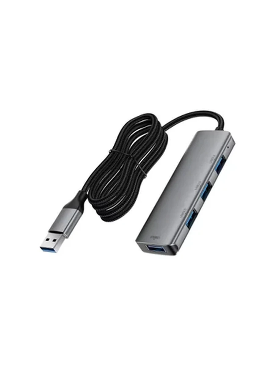 HUB ACEFAST J17 USB-A  4-in-1 HUB,metal gray