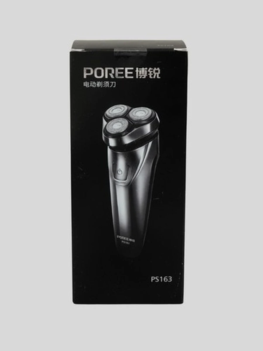 Роторная электробритва Poree PS156 для мужчин для сухого бритья