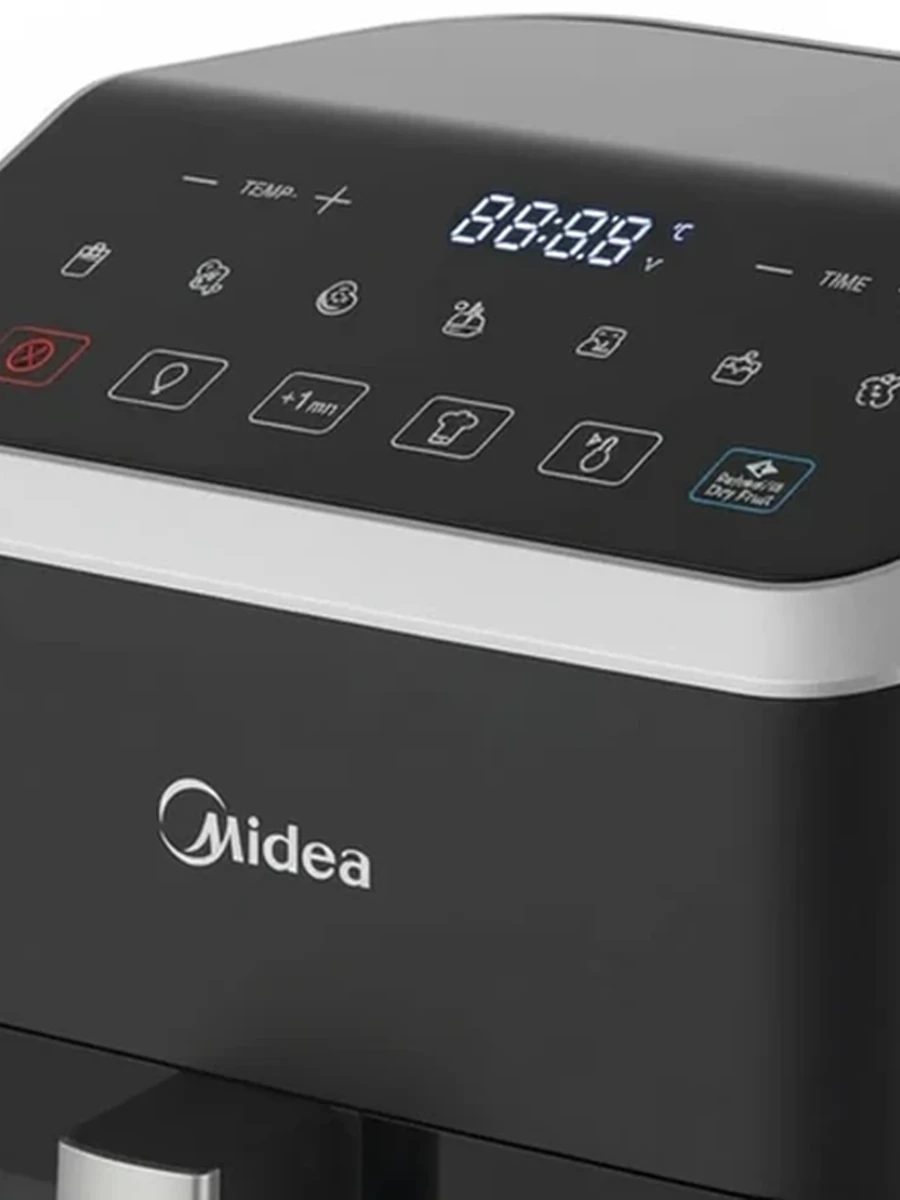 Аэрофритюрница Midea электрическая мультипечь с сенсорным управлением для кухни