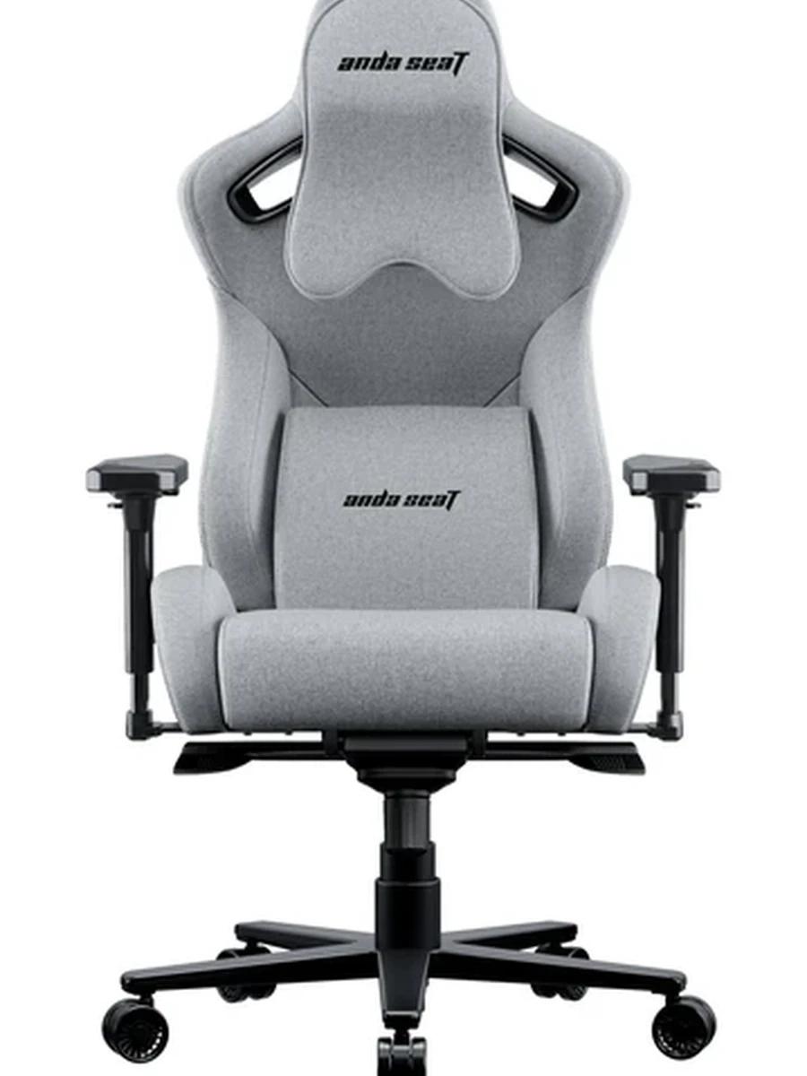 Gaming Chair AD12YXL-17-G-F-G0 AndaSeat Kaiser 2 Pro XL GRAY 4D Armrest 65mm wheels PVC Fabric