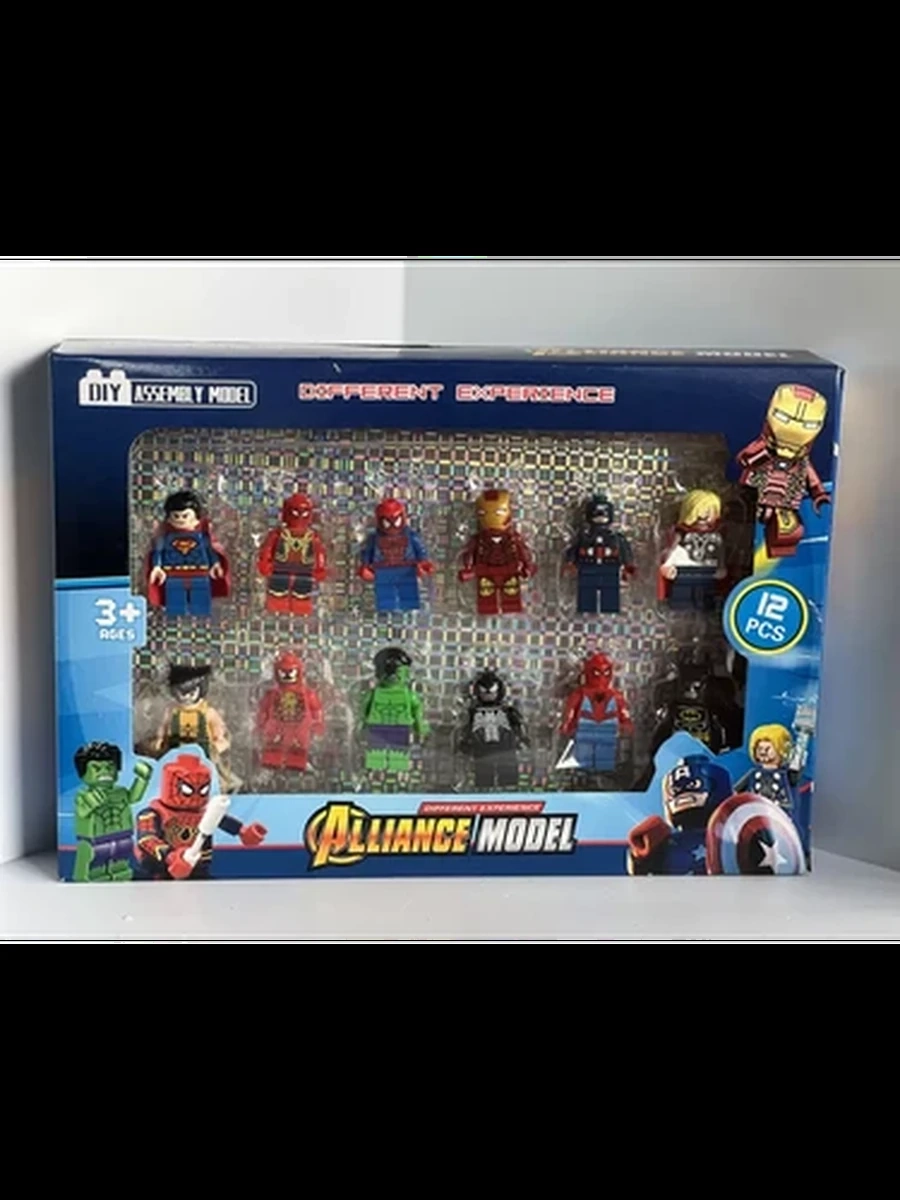 Набор фигурок Супер герои Marvel 12 шт.