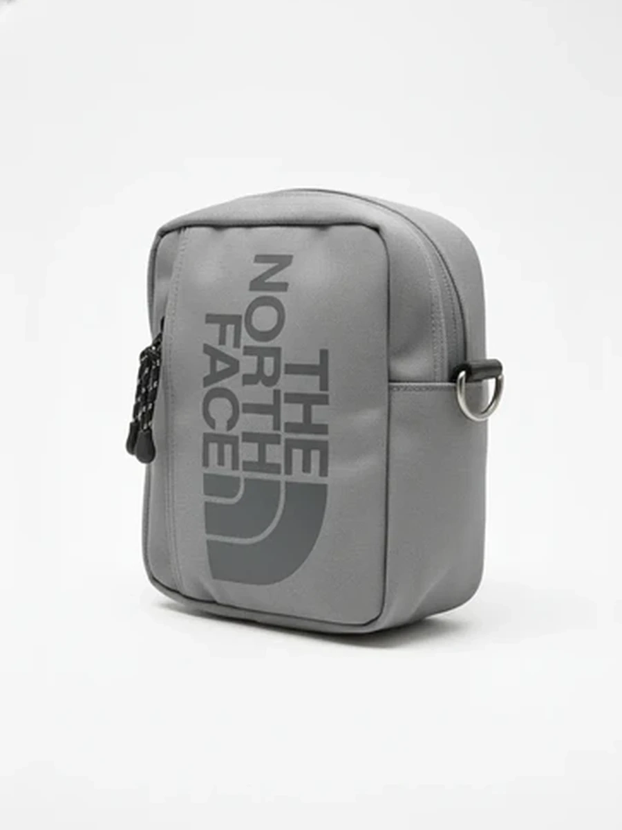 Сумка-мессенджер The North Face серая через плечо для документов и телефона