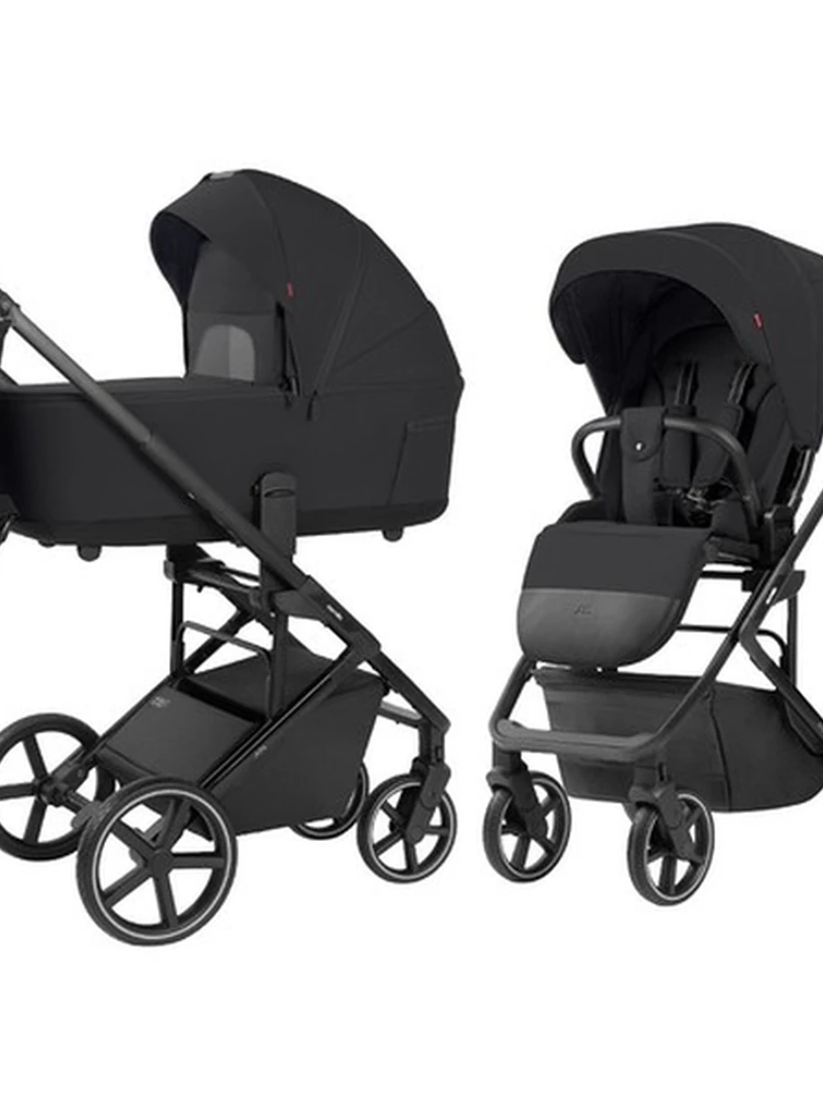 Коляска 2 в 1 Carrello Alfa Rock Black (Черный)