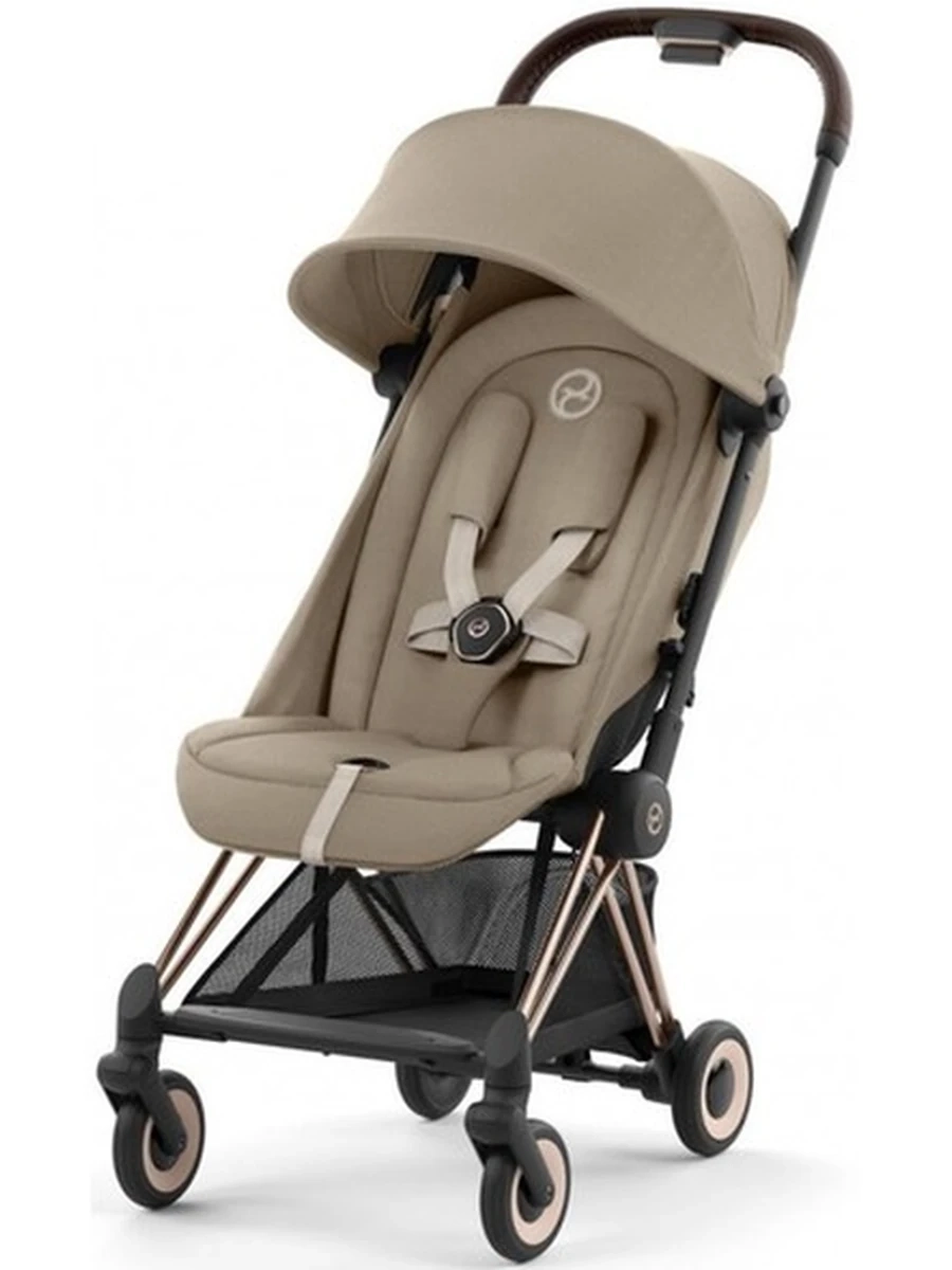 Cybex Coya Cozy Beige шасси rosegold прогулочная коляска