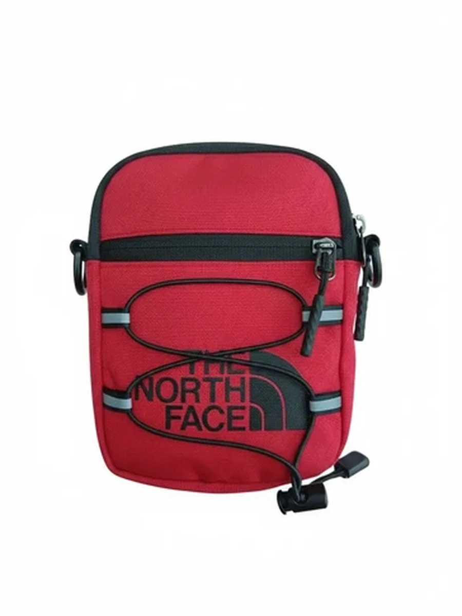 Сумка через плечо The North Face красная спортивная барсетка-мессенджер унисекс
