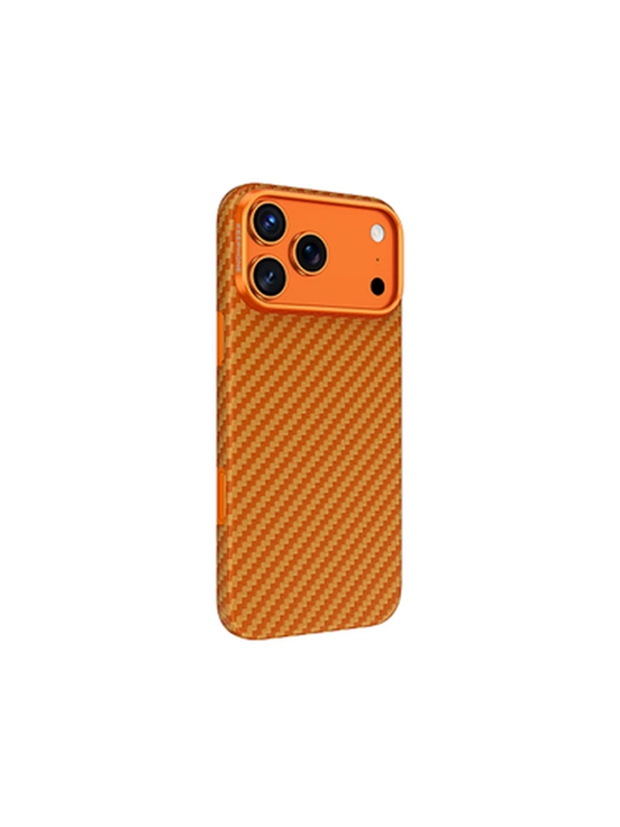 Чехлы KEEPHONE KP-MC0099 KEVLAR DIAGO MagSafe Iphone 17Pro Max (Coral Orange Twill)