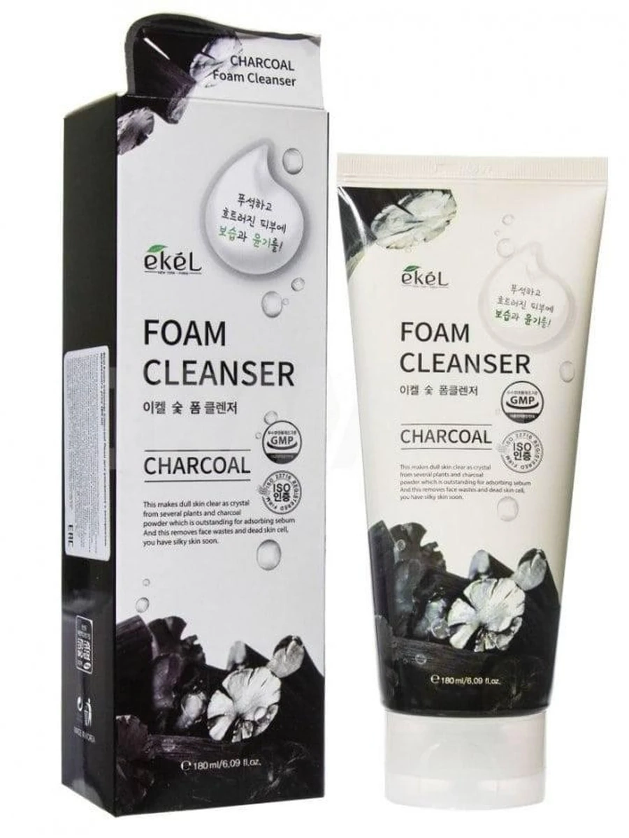 Пенка для умывания с древесным углём