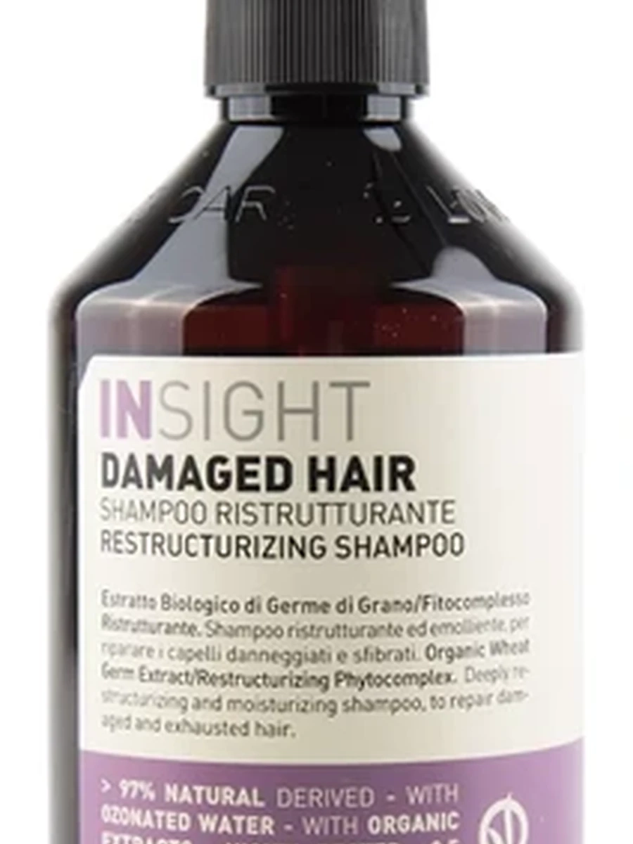 Insight damaged hair shampoo ristrutturante 400 ml шампунь для поврежденных волос